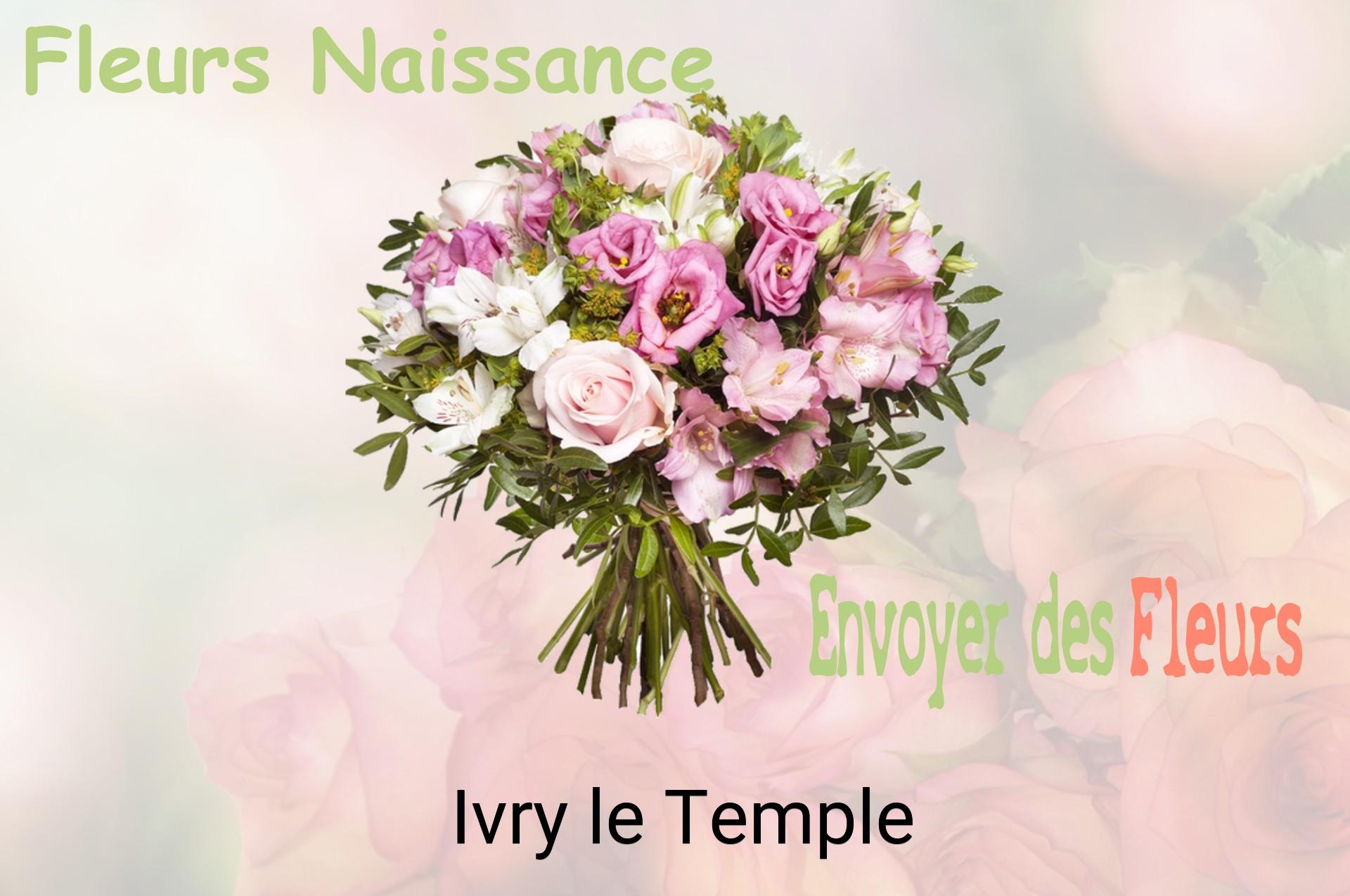 Bouquet de fleurs de naissance livré à Ivry-le-Temple