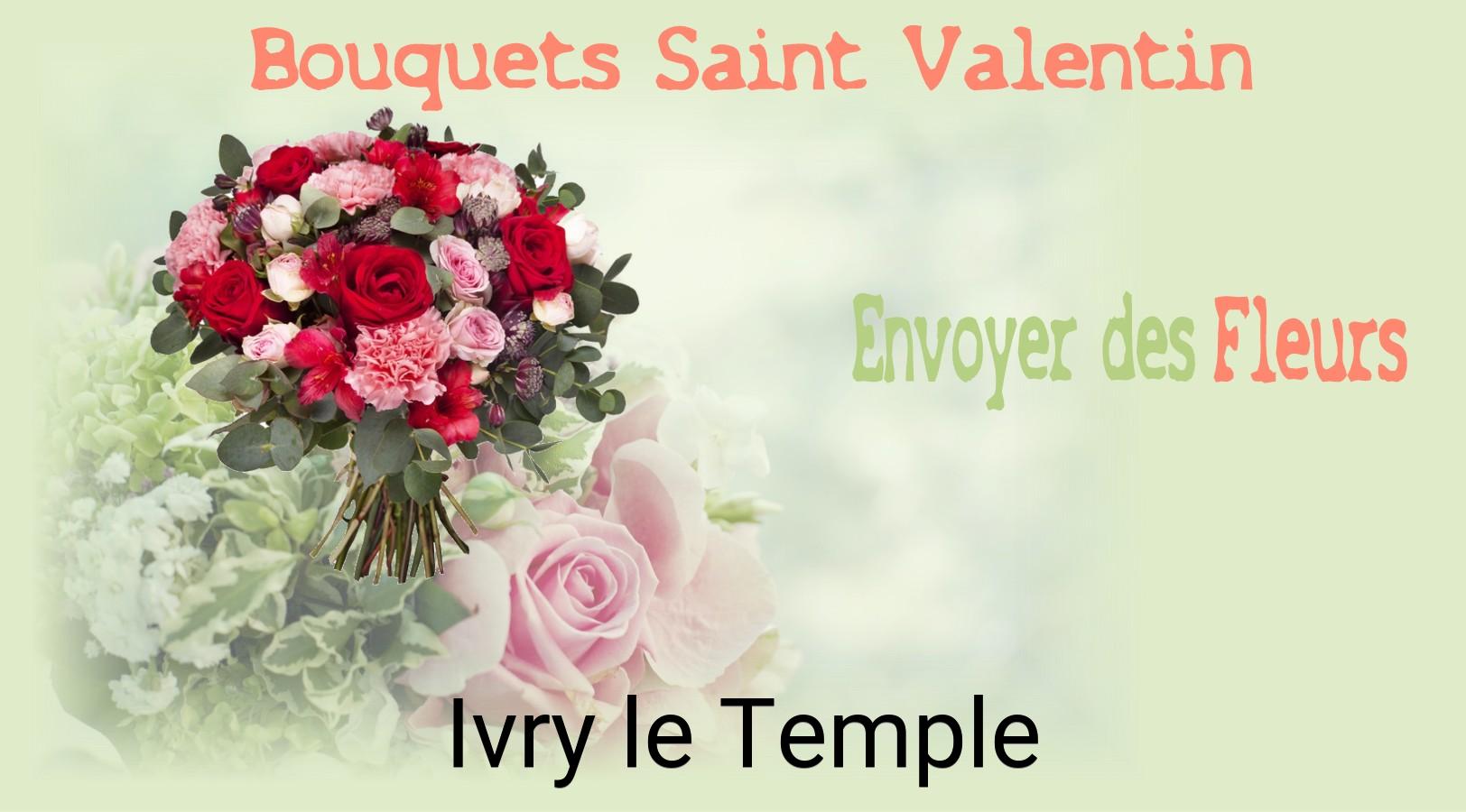 Roses de Saint-Valentin livrées à Ivry-le-Temple